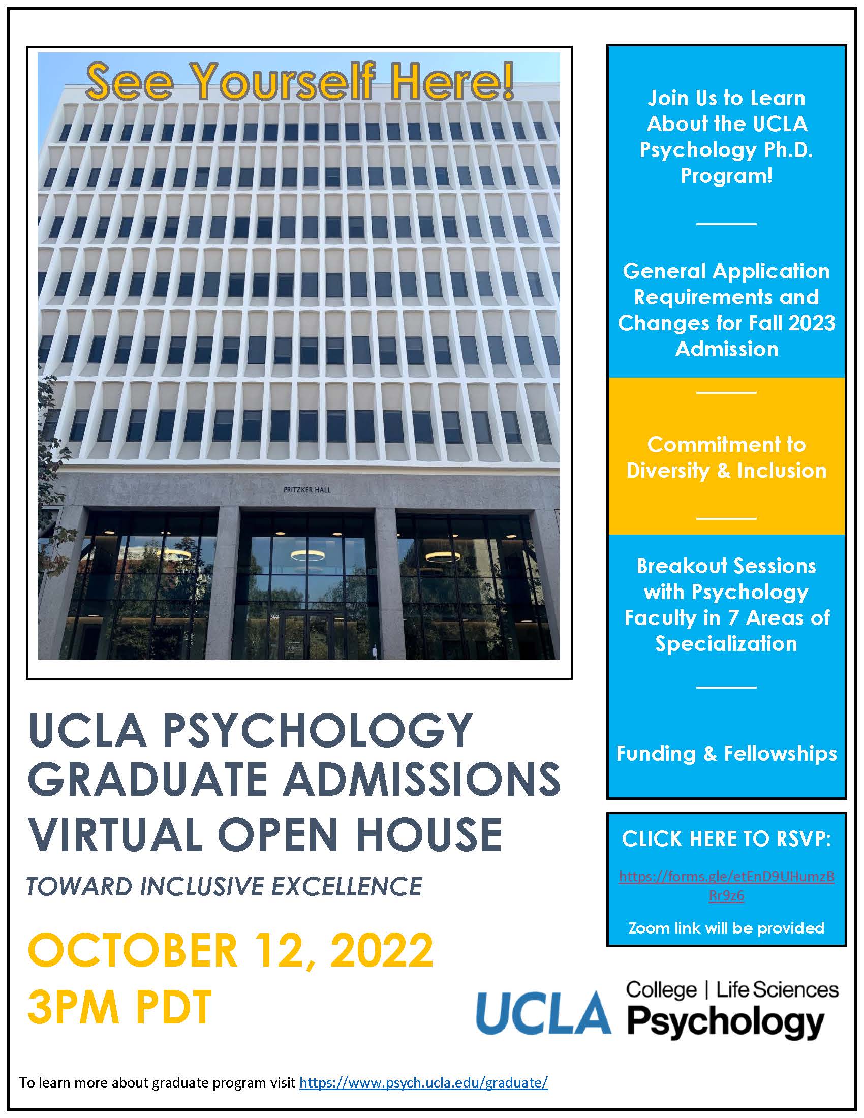 UCLA Psychology Graduate Admissions Virtual Open House UCLA   UCLA Psychology Graduate Admissions Virtual Open House 2022 